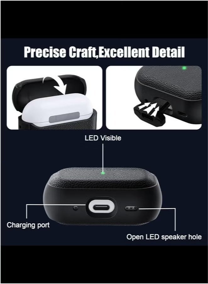 Case for AirPods 4 Case Cover with Keychain, TPU Case Soft Skin Silicone Protective for Apple AirPods 4th Generation Charging Case - Image 5